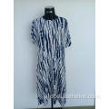 Long Print Dress Women's knit print dress Supplier